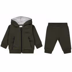 Hugo Boss Baby's J08067 665 Hooded Tracksuit Green - 9 Months