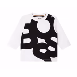 Hugo Boss Baby's J05953 Long Sleeve T-Shirt White - 6 Months