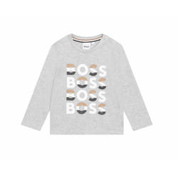 Hugo Boss Baby's J05948 Long Sleeved T-Shirt Grey - 6 Months