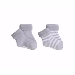 Hugo Boss Baby's J90168 Two Pair Pack Socks Navy Blue - UK 3-3.5 / EU 19-20, Light Blue