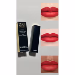 CHANEL ALLURE VELVET LUMINOUS MATTE LIPSTICK 56 ROUGE CHARNEL 3.5G NEW
