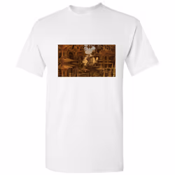 Future Habitat Fantasy Art Print White Men T Shirt Tee Top - 4XL