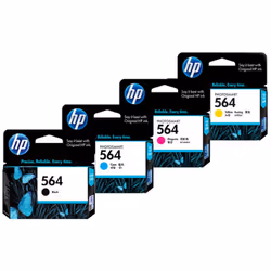 GENUINE Original HP 564 4 Colours Value Pack Ink Cartridge Toner