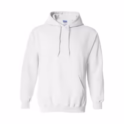 Personalised Mens Custom Printed Hoodie Hooded Sweatshirt Text Word Printing - White, 2XL