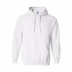 Personalised Mens Custom Printed White Hoodie Hooded Sweatshirt Logo Printing - S