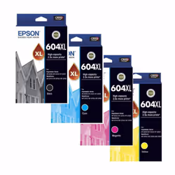 Epson 604XL Black Cyan Magenta Yellow 4 Ink Cartridge Toner Value Pack