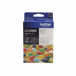 Brother LC-40 Black Cyan Magenta Yellow 4 Ink Cartridge LC40 Value Pack