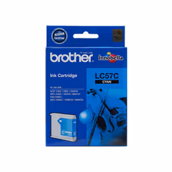 Brother LC57 Toner 4 Ink Cartridge Black Cyan Magenta Yellow Value Pack