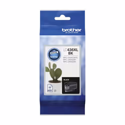 Brother LC436XL Black Cyan Yellow Magenta High Yield 4 Ink Cartridge Value Pack