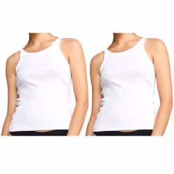 2 Packs Bonds Womens Organic Chesty Singlet Tank Top Underwear White WTHY - 14