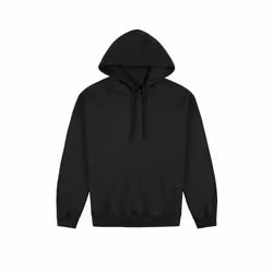 Gildan Premium Cotton Mens Black Hoodie Blank Plain Basic Hooded Sweater Small