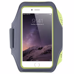Sports Running Armband Arm Band Phone Holder for Apple iPhone 15 Plus Pro Max - Green