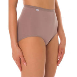 Sloggi Originals Maxi Briefs Womens Ladies Underwear Panties Brown Tan Undies 1 Piece 10054778 - 22