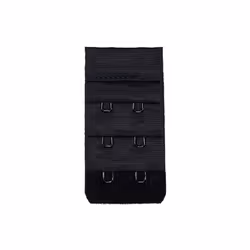 2x Triumph 2 Hook Bra Extender Extension Band Fastener Clip On Strap Black
