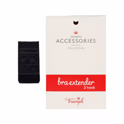 10 Pack Triumph 2 Hook Bra Band Extender Extension Clip On Band Strap Black Bulk