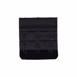 18 Pack Triumph 3 Hook Bra Band Extender Extension Clip On Band Strap Black Bulk