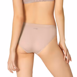 3x Sloggi Wow Comfort 2.0 Tai Womens Underwear Bikini Briefs Foundation Nude Bulk Undies Panties Tan Brown - XS
