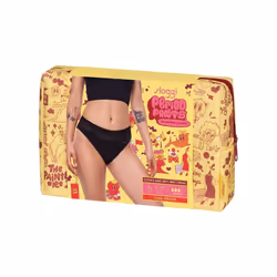 3x Sloggi Period Pants Tai Medium Leakproof Womens Underwear Panties Black Undies Bulk - L