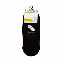 4 Pair Bonds Sport Mesh Footlet Mens No Show Low Cut Below Ankle Socks Black SYRU2N - 11-14