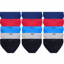 Bonds 15 Pack Mens Action Briefs Cotton Undies Underwear Bulk M8OS5I Assorted Black Blue Red Grey Navy - M