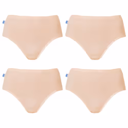 4 Pack Sloggi Originals Hikini Womens Underwear Undies Panties Briefs Fresh Powder Beige High Waisted Bikini Bulk - 12