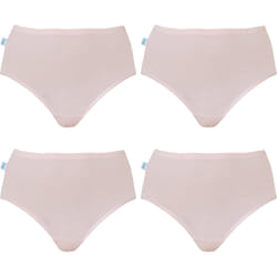 4 Pack Sloggi Originals Hikini Womens Underwear Undies Panties Briefs Pink High Waisted Bikini Bulk - 20