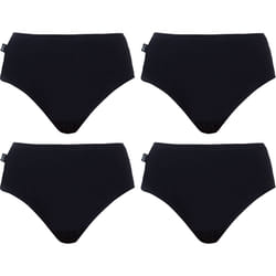 4 Pack Sloggi Originals Hikini Womens Underwear Undies Panties Briefs Black High Waisted Bikini Bulk - 14