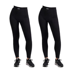 Bonds 2 Pack Sports Leggings Women Tights Gym Fitness Yoga Pants Black HXNN1G Bulk - Large - Extra Large