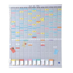 Nobo T-Card Planning Kit - Annual Planner 13 columns 54 slots