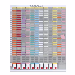 Nobo T-Card Planning Kit - Annual Planner 13 columns 54 slots - Additional view 6