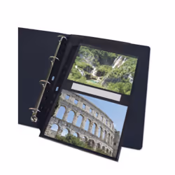 Oxford 100207021, 210 x 297 mm (A4), Black, Polypropylene (PP), Landscape, Side, 215 mm