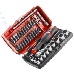 Facom 1/4 inch socket set  6 points  38 pieces  1 piece  RL.Nano1