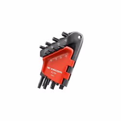 89.JP8A Facom Set of 8 Offset Torx Keys in Compact Wallet T10-T45