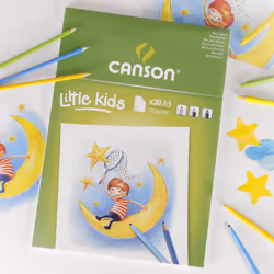 Canson Art Craft Drawing Pads for Kids, Art paper pad, 90 g/m², 30 sheets