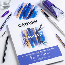 Canson Graduate, Art paper, 200 g/m², 20 sheets