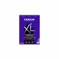 XL Fluid Mixed Media 250gsm A4 Paper, Smooth, Spiral Pad Short Side, 30 Extra White Sheets, Ideal for Professional Artists & ...
