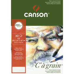 Canson C a Grain 224gsm Heavyweight drawing paper, fine grain texture