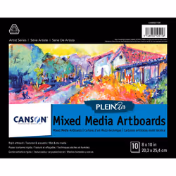 Canson Artist Series Plein Air Mixed Media Artboards 8"X10"-10 Boards C461730