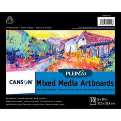 Canson Artist Series Plein Air Mixed Media Artboards 8"X10"-10 Boards C461730