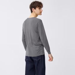 Gu STyle HeaT Crew Neck T  9 4 Sleeve - 09 BLACK/3XL
