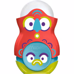 Maped Loopy Totem Duo Eraser and Sharpener (Assorted Colours)