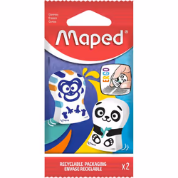 Maped ERASER ERGO FUN MULTICOLOR PAPER FLOWPACK X2