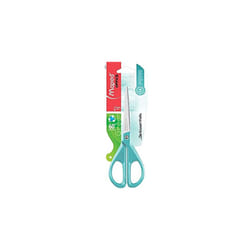 - Office Scissors - Symmetrical Essentials 17 cm - Blue Scissors - Stainless Steel Blades and Rivets - Ergonomic Rings for Ambidextrous - Sharp Tip