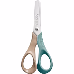 Maped Creativ 472020FM, Child, Straight cut, Single, Brown, Green, Stainless steel, Stainless steel, Universal