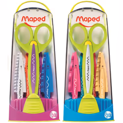 Maped 601005 stationery/craft scissors Art & Craft scissors Figure cut Multicolour