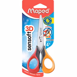 Maped 693500 stationery/craft scissors Art & Craft scissors Straight cut Multicolour, Orange