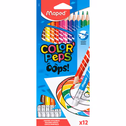 Maped Color’Peps 832812, Graphite pencil, Multicolour, Triangle, Multicolour, Hanging box, 12 pc(s)