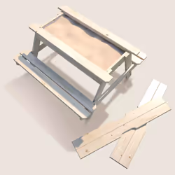Soulet 782714 playhouse accessory Playhouse bench - Additional view 6