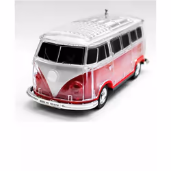 Bluetooth Disco Lights Wster Model Van Speaker - Red