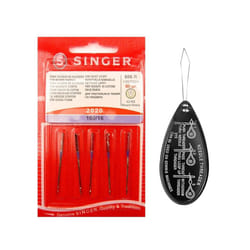 Singer Universal 2020 Sewing Machine Needles Size 100/16 Inc. Threader